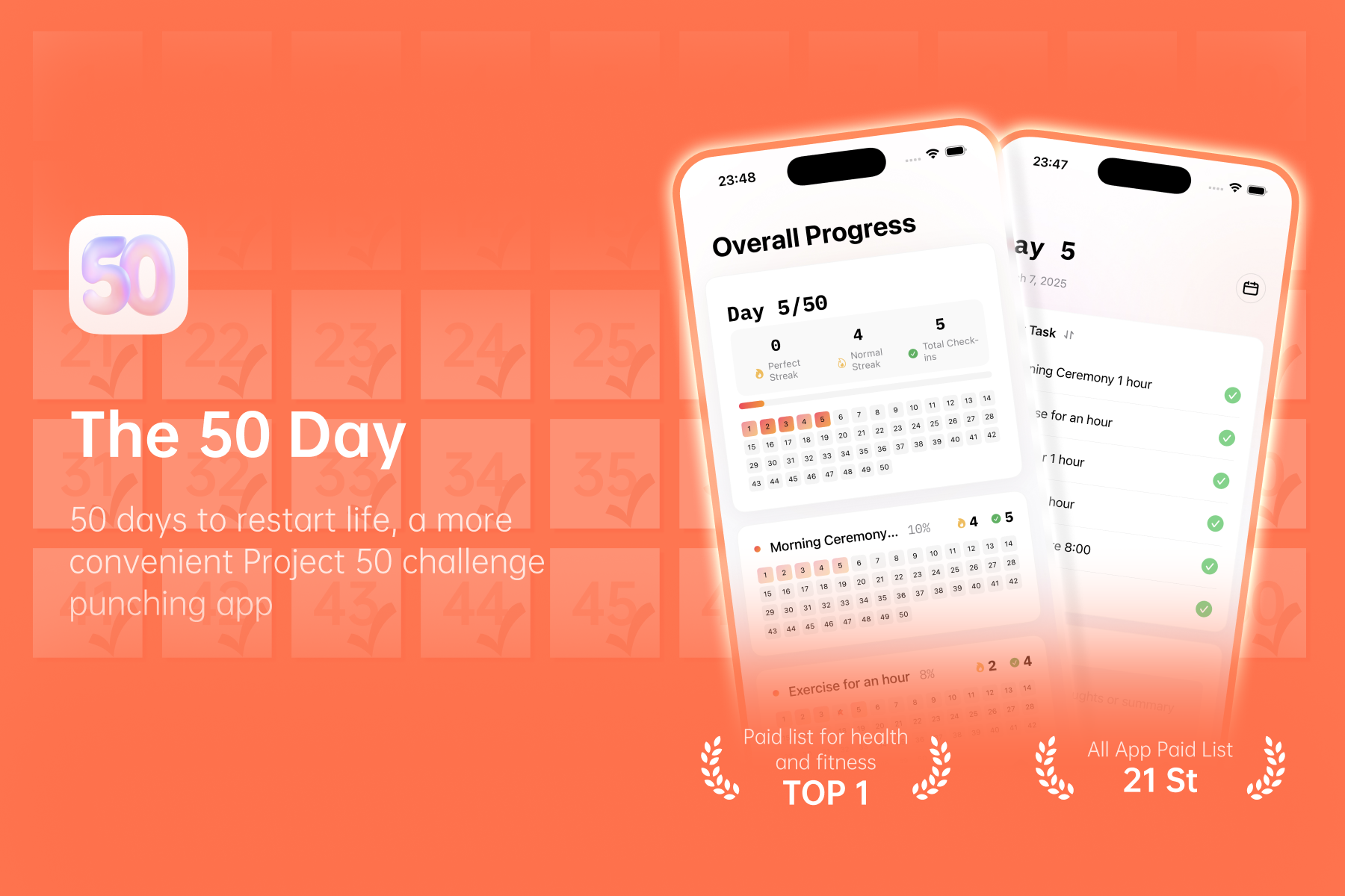 The 50 Day - Project 50 Challenge Check-in